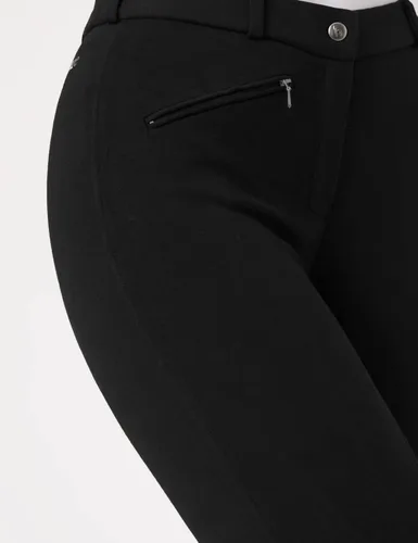 Miniatura 9 de HORZE Active - Pantalones de asiento completo con agarre de silicona para mujer Cintura de tiro medio con bolsillo frontal