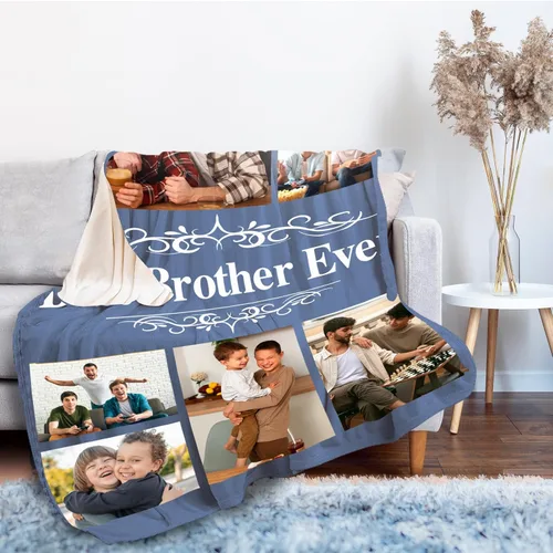 Miniatura 33 de Manta personalizada con foto/texto, manta con imagen personalizada, regalos de amor, regalos personalizados para parejas para novio, novia, esposa