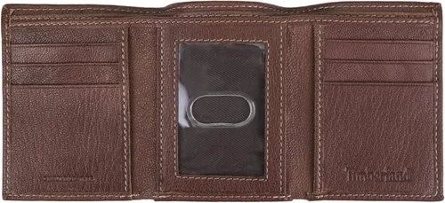 Miniatura 2 de Timberland Cartera triple de piel auténtica con bloqueo RFID para hombre