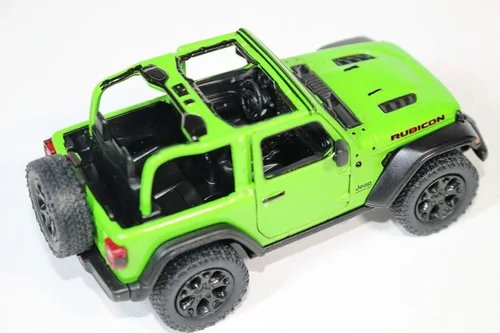 Miniatura 3 de KiNSMART - Vehículo de juguete de réplica de modelo fundido a presión a escala 1:34, 5 pulgadas, 4x4 todo terreno Jeep Wrangler Rubicon