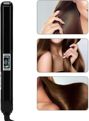 Miniatura 7 de Plancha ultrasónica profesional para el cuidado del cabello con infrarrojos ultrasónicos, plancha plana fría para tratamiento del cabello