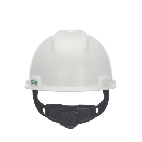 Miniatura 3 de MSA 10203081 V-Gard - Casco de seguridad estilo gorra, con suspensión de trinquete Fas-Trac III, carcasa de polietileno, protección contra impactos