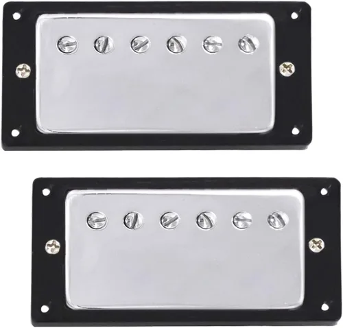 Humbucker Pastillas de doble bobina de cuello y puente compatibles con guitarra eléctrica estilo LP para piezas de guitarra, juego de 2 piezas,