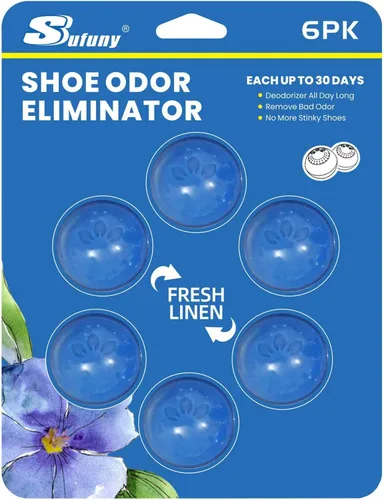 Miniatura 8 de Pelotas desodorantes para tenis, pelotas desodorantes para tenis, bolsas de gimnasio y casilleros, bolas eliminadoras de olores, paquete de 6