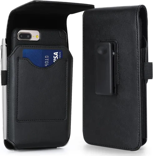 Miniatura 8 de Mopaclle Funda de teléfono para Galaxy Z Fold 6 Z Fold 5 Z Fold 4 Z Fold 3 Funda con clip para cinturón, funda de cuero con clip para cinturón