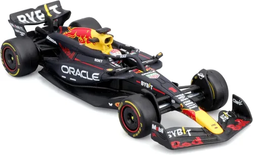 Miniatura 6 de Bburago 1:43 2024 Modelo de Carrera Oracle Red Bull RB20 con Casco, Verstappen #1