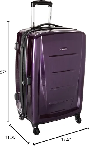 Miniatura 24 de Samsonite Winfield 2 Equipaje rígido con ruedas giratorias, Azul profundo, Juego de 3 piezas (20/24/28)