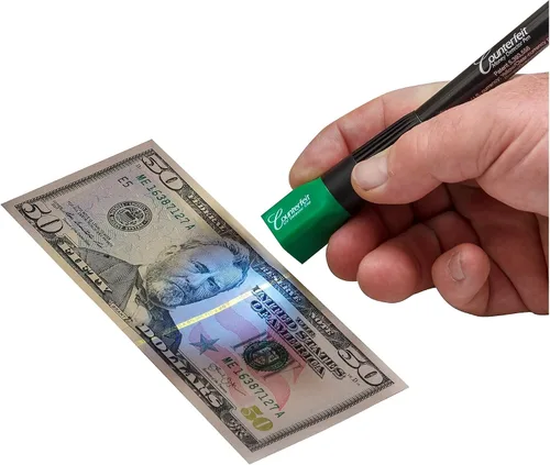 Miniatura 3 de Dri Mark Lápiz detector de falsificación de dinero inteligente con luz LED UV reutilizable (DRI351UVB)