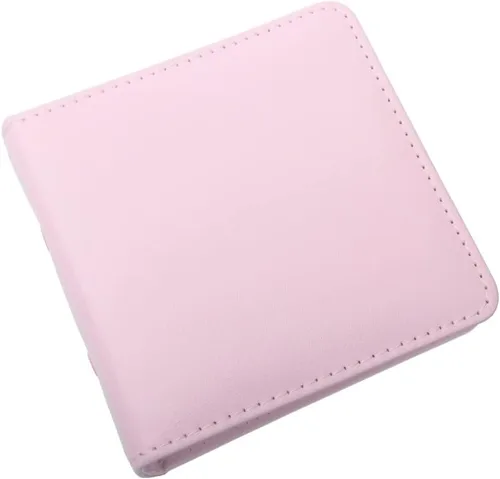Miniatura 8 de Mini álbum de fotos, soporte para tarjetas de fotos azules, tarjetas fotográficas Kpop de piel sintética de 3 anillos, álbum de películas de fotos