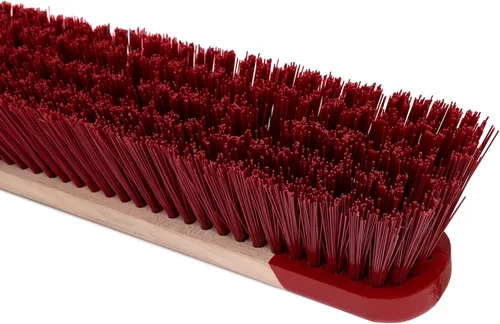 Miniatura 8 de Harper Escoba de empuje multiusos de 24 pulgadas para interiores y exteriores, húmedo/seco, tierra, mantillo multiusos con cerdas semistiff, hierba