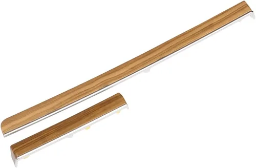 Miniatura 6 de Reposabrazos de manija de puerta con textura de madera para Toyota Land Cruiser Prado 150, panel de elevación de ventana Lc150 2010-2022, accesorios