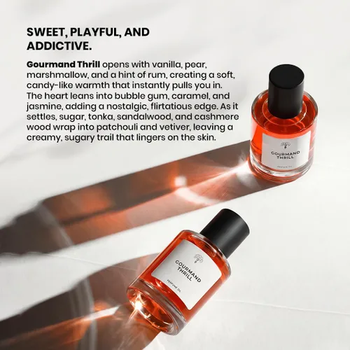 Miniatura 4 de Eternal perfume oils Gourmand - Perfume de emoción para mujer, de larga duración, sin alcohol, 1 onza líquida, unisex, de diseñador para hombres