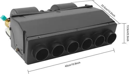 Miniatura 4 de Ensamble de evaporador de aire acondicionado A/C, enfriamiento por calor del evaporador, 258 CFM 3 velocidades 8A 80W 12V Ensamble de calentador