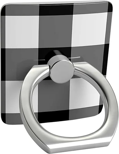 Miniatura 8 de Casely Anillo de teléfono Anillo de teléfono de mármol negro Giratorio completo de 360 grados, adhesivo fuerte, quita y reutiliza, funciona