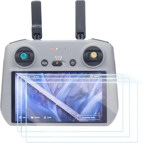 Paquete de 3 protectores de pantalla de vidrio templado HD para controlador DJI RC/RC 2, película antideslumbrante mate para Mini 5/4/3 Pro, Mavic