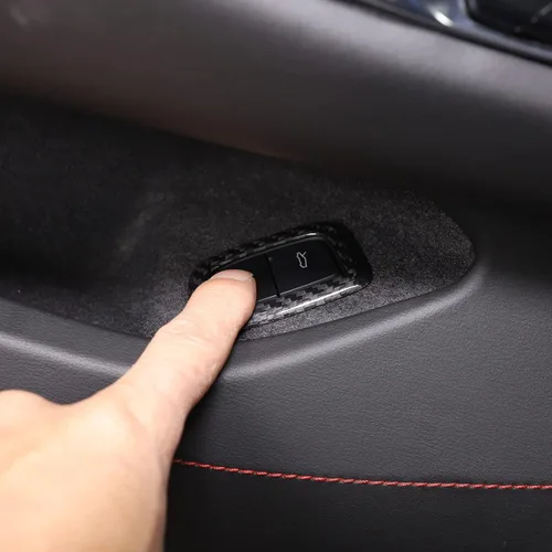 Miniatura 5 de Sekhyna Cubierta de botón del interruptor del maletero compatible con Corvette C8 Stingray 2020 2021 2022 2023 fibra de carbono real / ABS 1 pieza