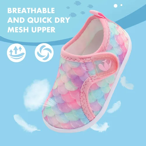 Miniatura 203 de FEETCITY Baby Boys Girls Water Sport Shoes Barefoot Kids Aqua Socks Quick-Dry Beach Swim Pool Shoes