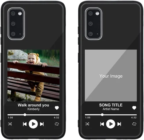 Miniatura 565 de Funda de teléfono personalizada para Samsung Galaxy S22+ / S22 Plus 5G, funda de TPU suave de vidrio templado antiarañazos personalizada con foto