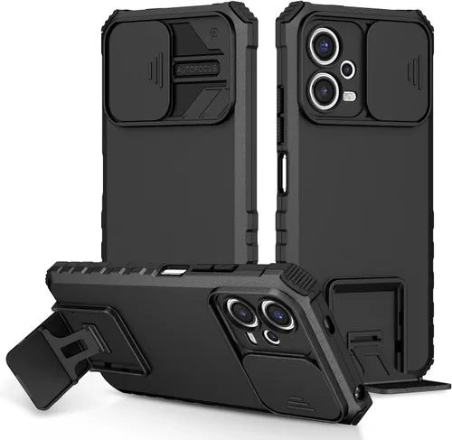 Miniatura 136 de Funda compatible con Xiaomi Redmi Note 12 Pro 4G Dimensional Soporte Ventana Deslizante Teléfono Móvil Funda Protectora a Prueba de Golpes Funda