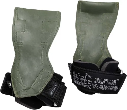 Miniatura 6 de Lifting Grips PRO Guantes de Peso de Servicio Pesado Correas de Barra de Gimnásticos Alternativa a Ganchos de Potencia Peso Muerto Muñequera Caucho