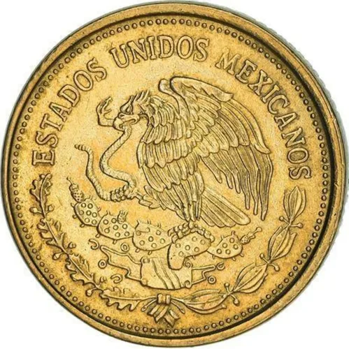 Miniatura 2 de 1984-1992 Moneda Mexicana de 100 Peso Con Carranza Garza Un astuto Presidente Y Político De México. 100 Peso Calificado Por Vendedor Circulado