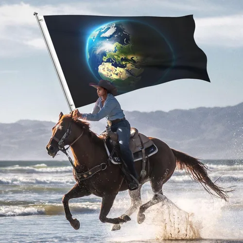 Miniatura 7 de Banderas de 5 x 8 pies para exteriores, divertida bandera de jardín, bandera de doble cara con tierra brillante de bienvenida para el hogar, jardín