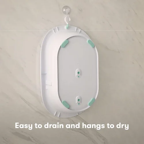 Miniatura 10 de Frida Baby Bañera de bebé 4 en 1 Grow-with-Me, bañera para recién nacidos a niños pequeños con asiento de baño extraíble y respaldo para soporte