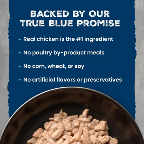 Miniatura 6 de Blue Buffalo Wilderness - Alimento húmedo para gatos adultos con pollo y trucha, 5.5 onzas, caja de 24