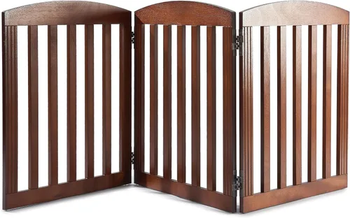 Miniatura 14 de SPIRICH Puerta para perros extra ancha de 120" y 28" de alto para interiores, puertas para perros para marcos de puertas, escaleras, la casa, puerta