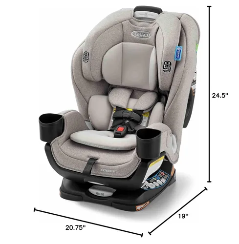 Miniatura 10 de Asiento de coche convertible Graco Extend2Fit 3 en 1 para bebé, orientación hacia atrás y hacia adelante, panel de extensión ajustable para espacio