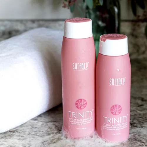 Miniatura 5 de Surface Hair Trinity - Paquete de champú y acondicionador para el cuidado del color, para cabello sano, fuerte y saludable, de larga duración, sin