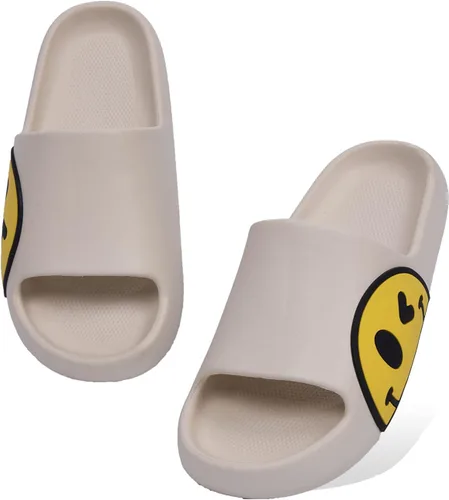 Miniatura 12 de Sandals for Girls and Boys,Mens Slippers Sandals for Women,EVA Anti-Slip Indoor & Outdoor Kids Slippers Smile Face Open Toe Spa Bath Pool Gym House
