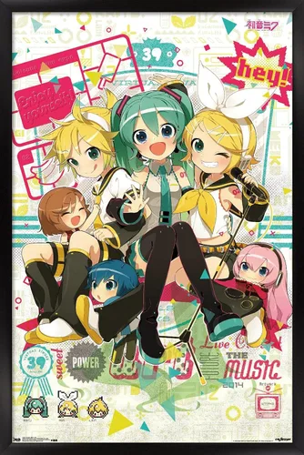 Miniatura 5 de Trends International Hatsune Miku Hey - Póster de pared (22.375 x 34 pulgadas)