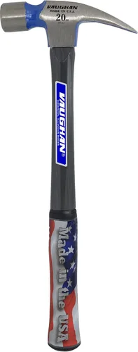 Miniatura 3 de Vaughan Hammer FS999L - Martillo de fibra de vidrio de cara lisa de 20 onzas