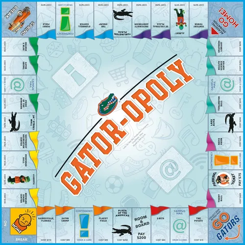 Miniatura 2 de Late for the Sky Universidad de Florida Gatoropoly Azul, Naranja