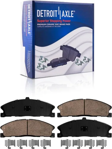 Miniatura 6 de Detroit Axle - Kit de freno delantero para Ford Taurus Explorer Flex Police Interceptor Sedan Utility Lincoln MKS MKT Rotores de freno de disco