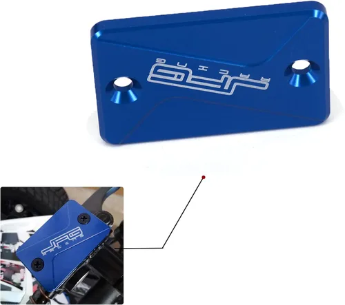 Miniatura 13 de Juego de Tapa CNC para Depósito de Líquido de Frenos Delantero y Trasero de Moto Compatible con YZ125 YZ250 YZ426F-450F 08-21 YZ250F 07-21 YZ125X