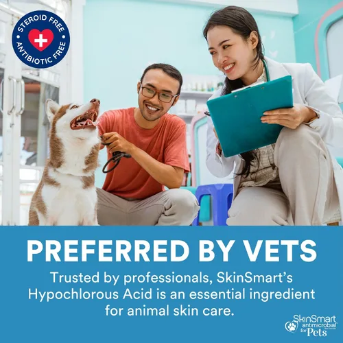 Miniatura 6 de SkinSmart Antimicrobial Cuidado de la piel y las heridas para mascotas, elimina las bacterias para promover la curación y alivia la picazón, botella