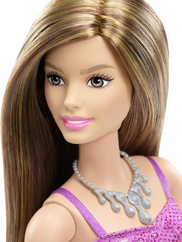 Miniatura 2 de Muñeca Barbie, vestido púrpura