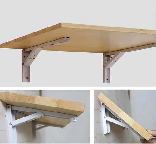 Miniatura 5 de Mesa plegable de hojas colgantes para montaje en pared, mesa de lavandería plegable, mesa plegable montada en la pared para lavandería, escritorio