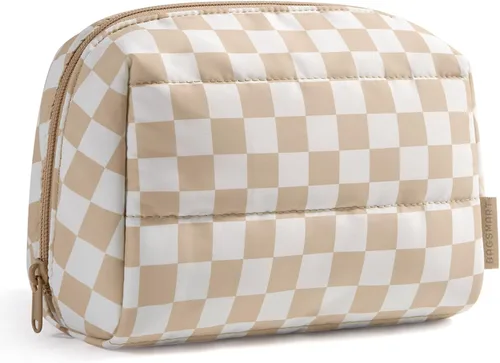 Miniatura 15 de BAGSMART Pequeña bolsa de maquillaje, bolsa de cosméticos de viaje, bolsa de maquillaje pequeña con cremallera, bolsa de aseo resistente al agua