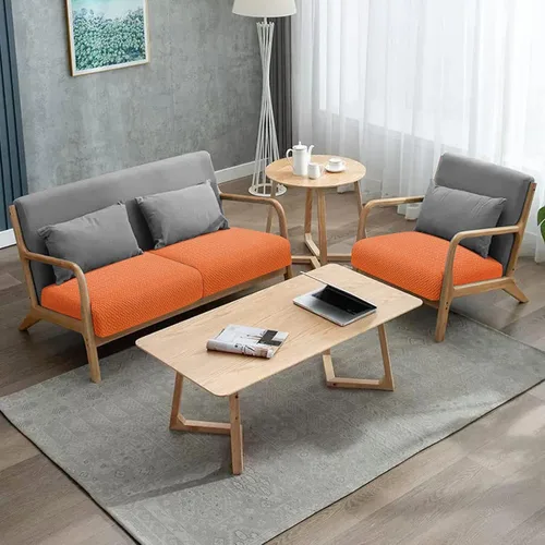 Miniatura 2 de Fuloon Fundas impermeables para cojines de sofá, fundas elásticas para asientos de sofá, protector de muebles lavable sólido adecuado para sillón