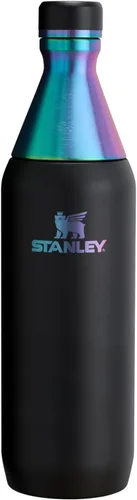 Miniatura 25 de Stanley All Day - Botella delgada de 20 onzas, tapa giratoria con sello a prueba de fugas, diseño delgado para viajes y gimnasio, acero inoxidable
