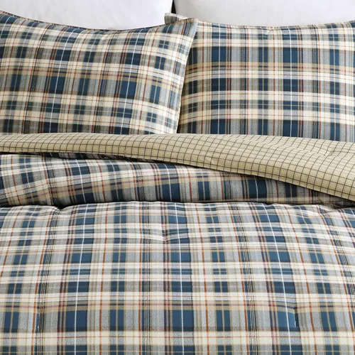 Miniatura 9 de Eddie Bauer - Juego de edredón tamaño Queen, ropa de cama reversible de algodón con fundas a juego, decoración del hogar para todas las estaciones