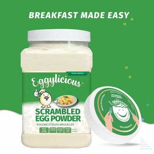 Miniatura 6 de Eggylicious Mezcla para Huevos Revueltos – Hecha con Huevos Enteros Libres de Hormonas/Rica en Proteína – Desayuno Fácil y Delicioso – Ideal