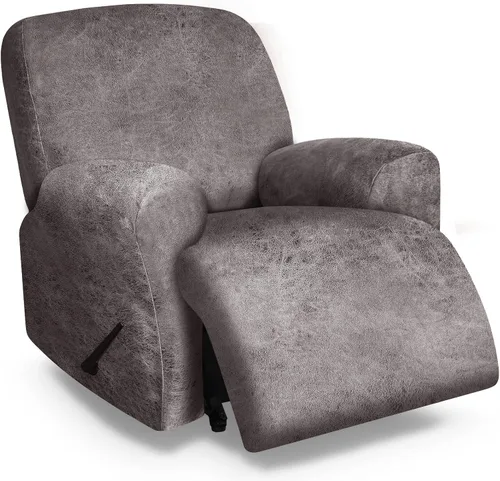Miniatura 92 de molasofa Fundas de cuero para sillas reclinables, fundas para sillas reclinables grandes para silla reclinable, 4 piezas, fundas lavables que se