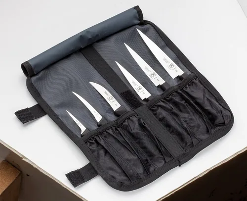 Miniatura 3 de Mercer Culinary - Juego de cuchillos de trinchar, 7 piezas, color negro