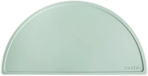 Mushie - Salvamanteles de silicona para niños | Diseño antideslizante libre de BPA (azul Cambridge)