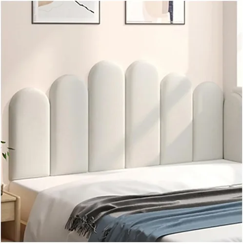 Miniatura 10 de Cabecera autoadhesiva 3D, paneles de pared tapizados, paneles de pared autoadhesivos 3D anticolisión para decoración de revestimientos de paredes