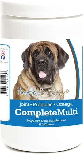 Miniatura 4 de Healthy Breeds Boxer todo en uno multivitamínico suave masticable 120